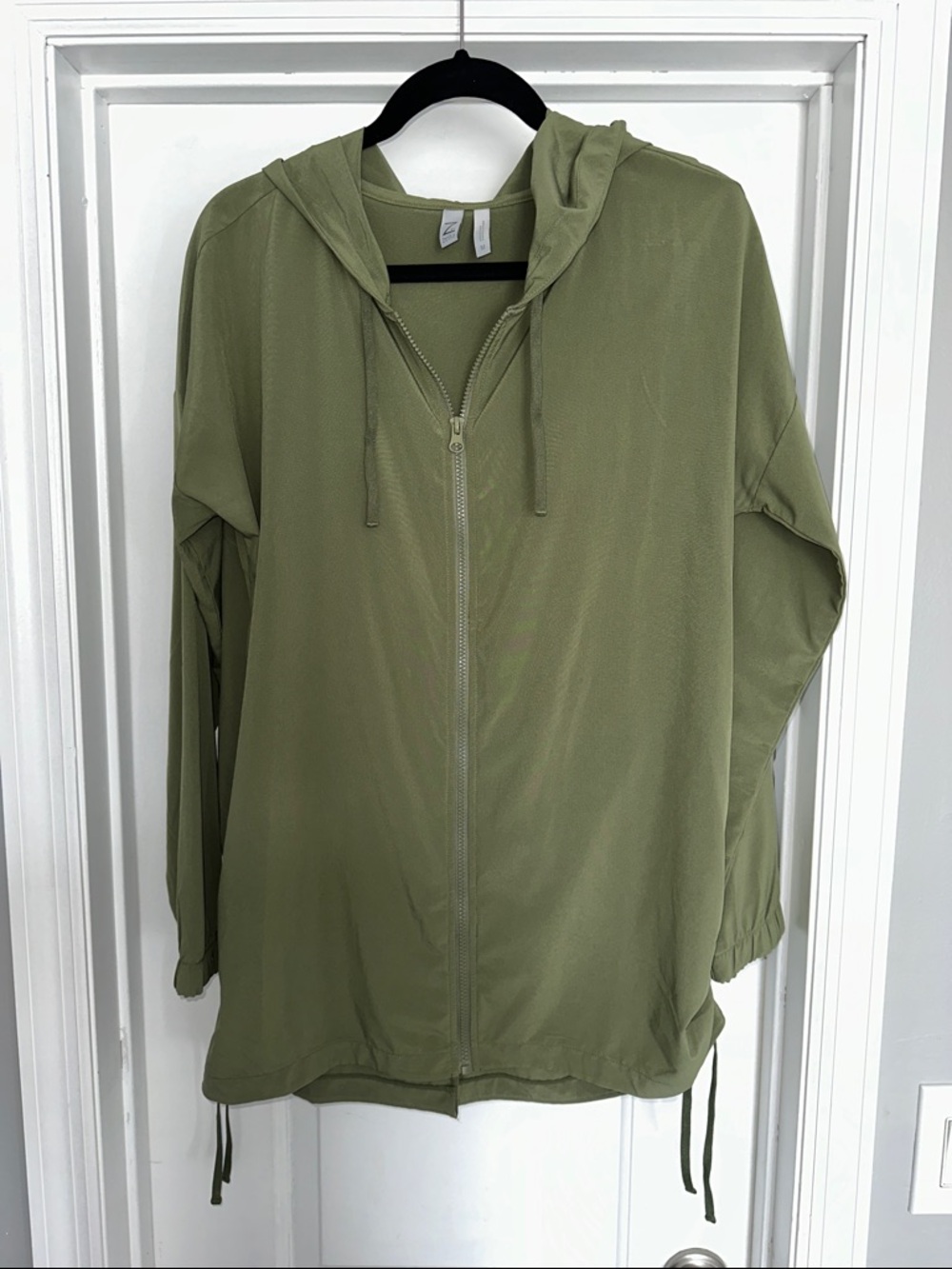 Z by Zella Olive Green Full-Zip Hoodie